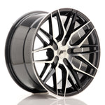 JR Wheels JR28 18x9.5 ET20-40 5H BLANK Gloss Black Machined Face