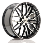 JR Wheels JR28 19x8.5 ET40 5x114.3 Gloss Black Machined Face