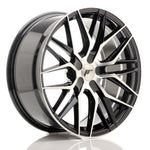 JR Wheels JR28 19x8,5 ET20-40 5H BLANK Gloss Black Machined Face