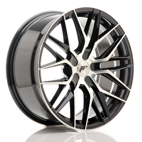 JR Wheels JR28 19x8,5 ET20-40 5H BLANK Gloss Black Machined Face