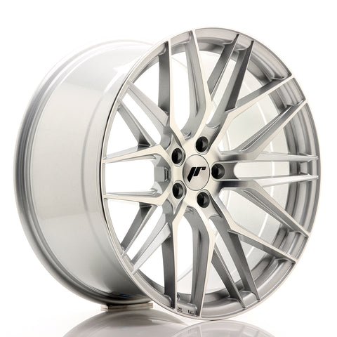 JR Wheels JR28 20x10 ET40 5x120 Silver Machined Face