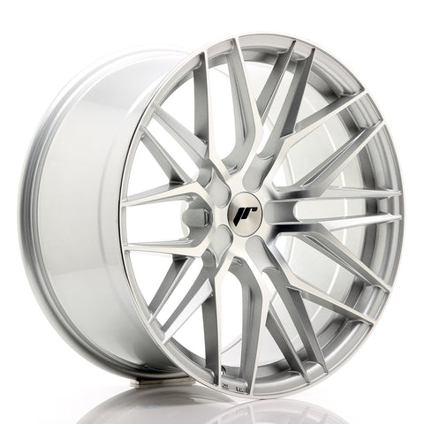 JR Wheels JR28 20x10 ET20-40 5H BLANK Silver Machined Face