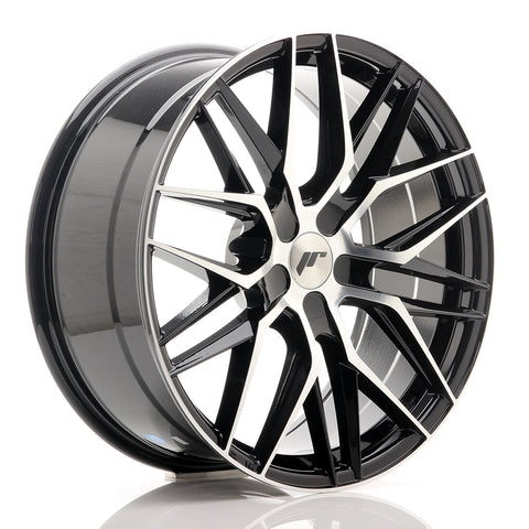 JR Wheels JR28 20x8,5 ET40 5H BLANK Gloss Black Machined Face