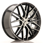 JR Wheels JR28 22x9 ET30-45 5H BLANK Gloss Black Machined Face