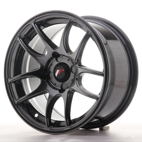 JR Wheels JR29 15x8 ET28-37 4H BLANK HyperBlack