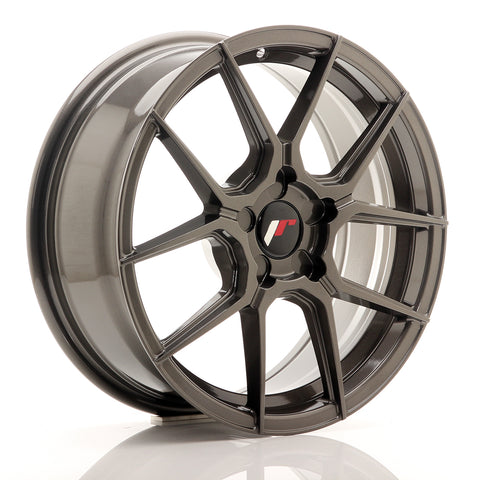 JR Wheels JR30 17x7 ET20-40 5H BLANK Hyper Gray<br/>