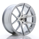 JR Wheels JR30 17x8 ET40 4x100 Silver Machined Face