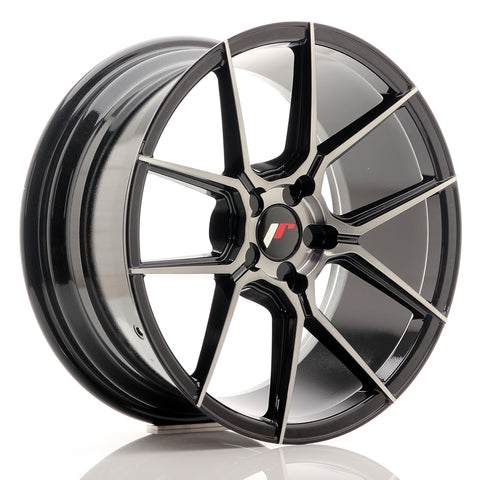 JR Wheels JR30 18x8,5 ET20-40 5H BLANK Black Brushed w/Tinted Face