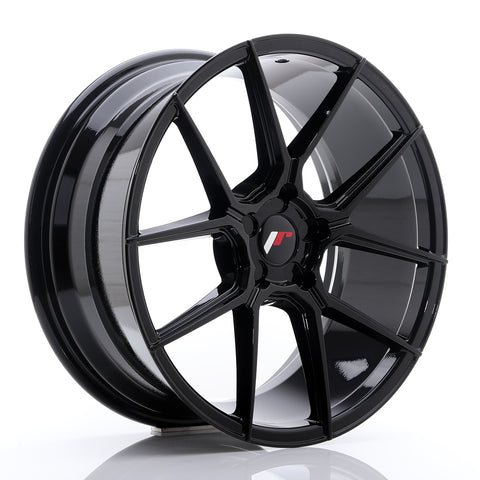 JR Wheels JR30 19x8.5 ET20-42 5H BLANK Negro Brillante