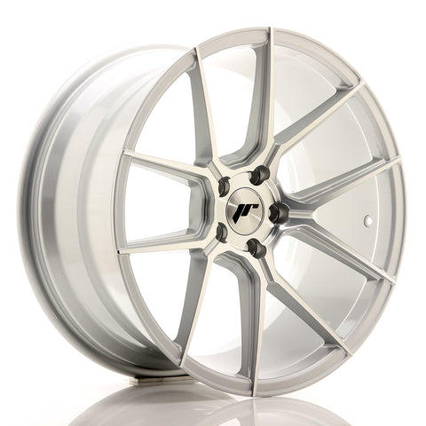 JR Wheels JR30 19x9.5 ET35 5x120 Cara mecanizada plateada