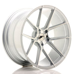 JR Wheels JR30 20x11 ET20-30 5H BLANK Silver Machined Face