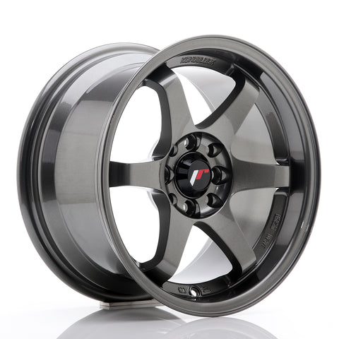 JR Wheels JR3 15x8 ET25 4x100/114 Gun Metal