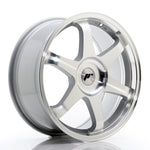 JR Wheels JR3 18x8 ET35-45 BLANK Silver Machined Face