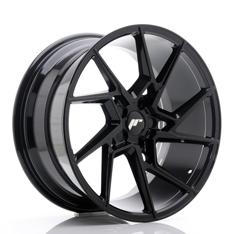 JR Wheels JR33 19x9.5 ET20-45 5H BLANK Negro brillante