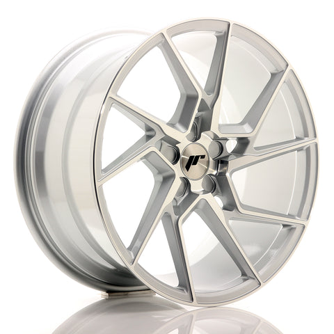 JR Wheels JR33 19x9.5 ET20-45 5H BLANK Cara mecanizada plateada