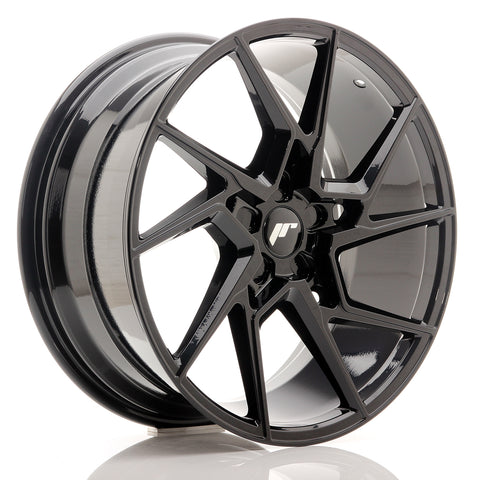 JR Wheels JR33 20x9 ET20-48 5H BLANK Negro brillante