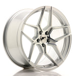 JR Wheels JR34 19x9.5 ET35 5x120 Cara mecanizada plateada