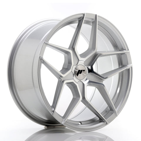 JR Wheels JR34 19x9.5 ET20-40 5H BLANK Silver Machined Face