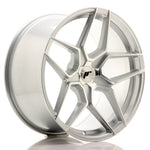 JR Wheels JR34 20x10 ET20-40 5H BLANK Cara mecanizada plateada