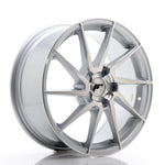 JR Wheels JR36 18x8 ET20-52 5H BLANK Silver Brushed Face