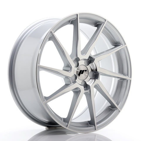 JR Wheels JR36 19x8.5 ET20-50 5H BLANK Silver Brushed Face