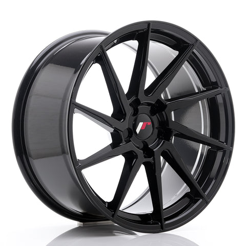 JR Wheels JR36 19x9.5 ET20-45 5H BLANK Negro brillante