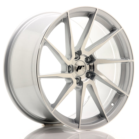 JR Wheels JR36 20x10 ET35 5x120 Cara cepillada plateada