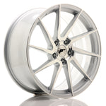 JR Wheels JR36 20x9 ET35 5x120 Cara cepillada plateada