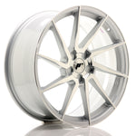 JR Wheels JR36 20x9 ET15-38 5H BLANK Silver Brushed Face