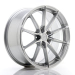 JR Wheels JR37 19x8.5 ET45 5x112 Cara mecanizada plateada