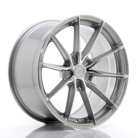 JR Wheels JR37 19x9.5 ET20-45 5H BLANK Silver Machined Face