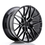 JR Wheels JR38 18x9 ET20-45 5H BLANK Negro cepillado con cara tintada