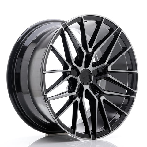 JR Wheels JR38 19x9.5 ET20-45 5H BLANK Negro cepillado con cara tintada