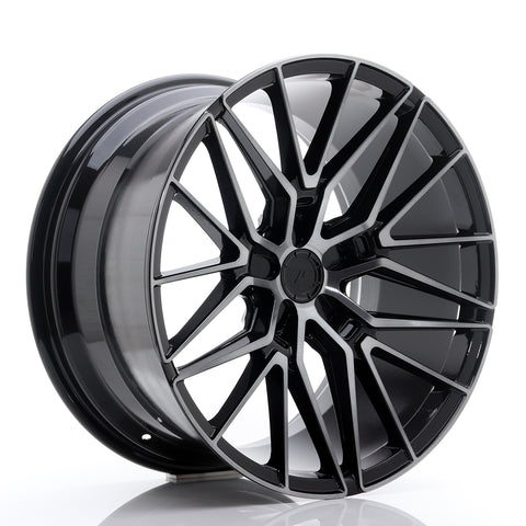 JR Wheels JR38 20x10.5 ET20-45 5H BLANK Negro cepillado con cara tintada