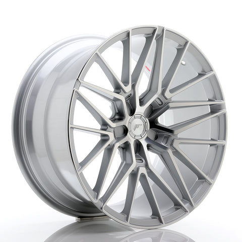 JR Wheels JR38 20x10.5 ET20-45 5H BLANK Cara mecanizada plateada