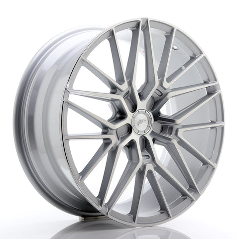 JR Wheels JR38 20x8.5 ET20-45 5H BLANK Cara mecanizada plateada