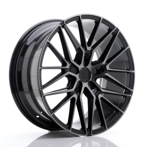 JR Wheels JR38 20x9 ET20-45 5H BLANK Negro cepillado con cara tintada