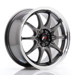 JR Wheels JR5 16x7 ET30 4x100/108 Gun Metal con borde mecanizado