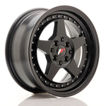 JR Wheels JR6 15x7 ET35 4x100/114 Matt Black