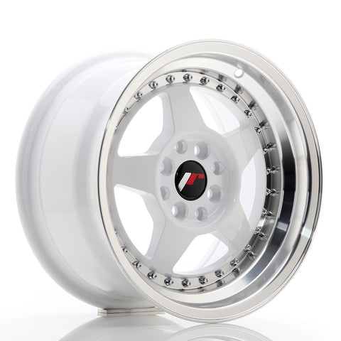 JR Wheels JR6 15x8 ET25 4x100/108 Blanco con Labio Mecanizado