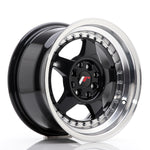 JR Wheels JR6 15x8 ET25 4x100/108 Negro brillante con mecanizado