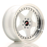 JR Wheels JR6 16x8 ET25 4x100/108 Blanco con Labio Mecanizado