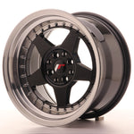 JR Wheels JR6 16x9 ET20 4x100/108 Negro brillante con mecanizado