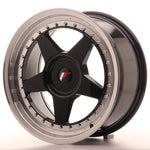 JR Wheels JR6 17x8 ET35 BLANK Negro brillante con mecanizado