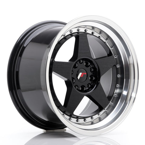 JR Wheels JR6 18x10.5 ET25 5x114.3/120 Negro brillante con mecanizado