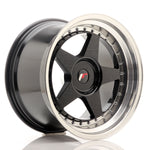 JR Wheels JR6 18x10,5 ET0-25 BLANK Gloss Black w/Machined