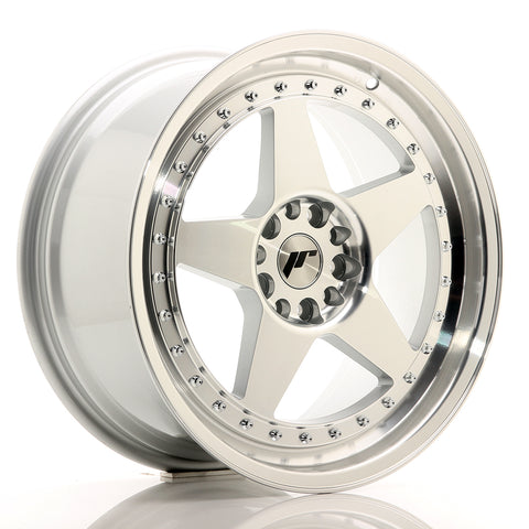 JR Wheels JR6 18x8.5 ET35 5x100/120 Silver Machined Face