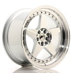 JR Wheels JR6 18x9.5 ET35 5x100/120 Silver Machined Face