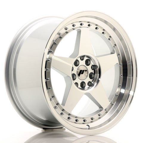 JR Wheels JR6 18x9.5 ET35 5x100/120 Cara Mecanizada Plata