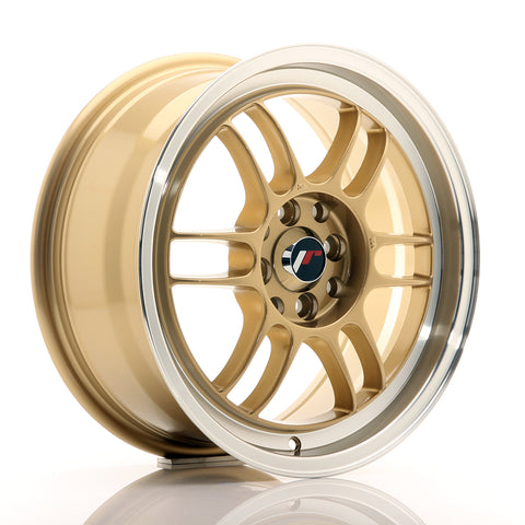 JR Wheels JR7 16x7 ET38 4x100/114 Dorado con labio mecanizado